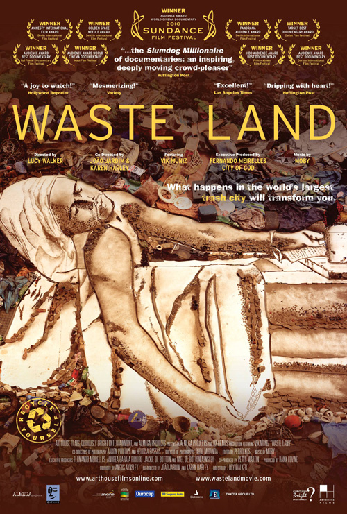 Plakat vom Film Waste Land von 2010